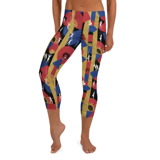 Acrobat’s Cabaret on a Capri Leggings