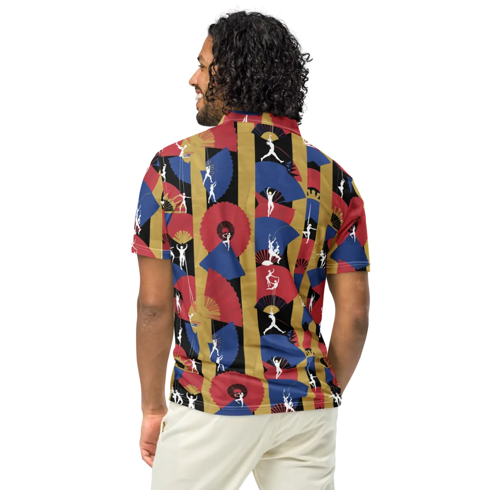 Acrobat’s Cabaret on Men's Slim Fit Polo Shirt — Back