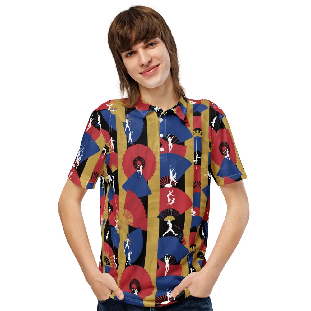 Acrobat’s Cabaret on Men's Slim Fit Polo Shirt — Front