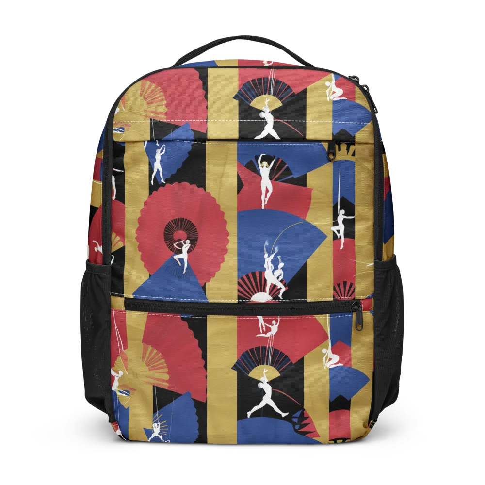 Acrobat’s Cabaret on Utility Backpack — Front