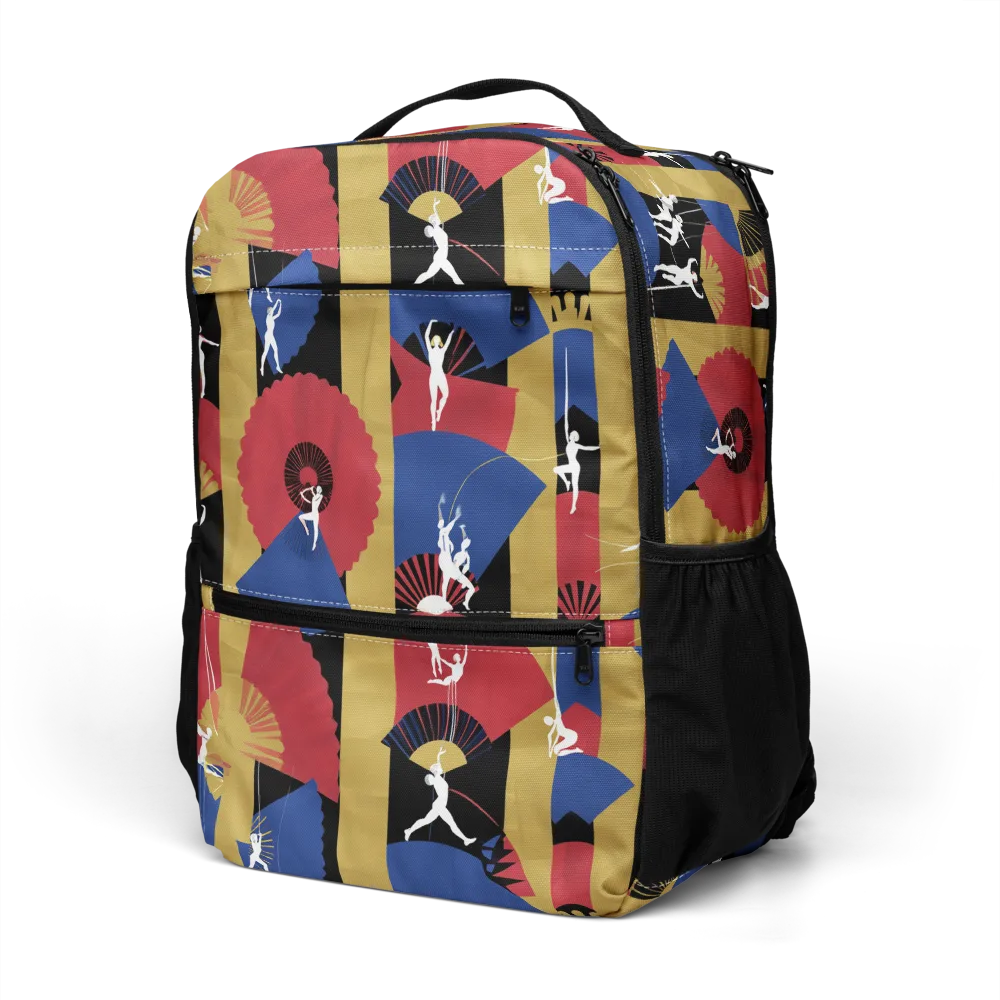 Acrobat’s Cabaret on Utility Backpack — Left Front