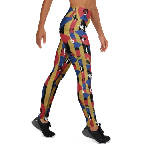 Acrobat’s Cabaret on a Yoga Leggings