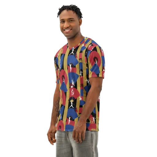 Acrobat’s Cabaret on a Men's Cotton Crew Neck T-Shirt