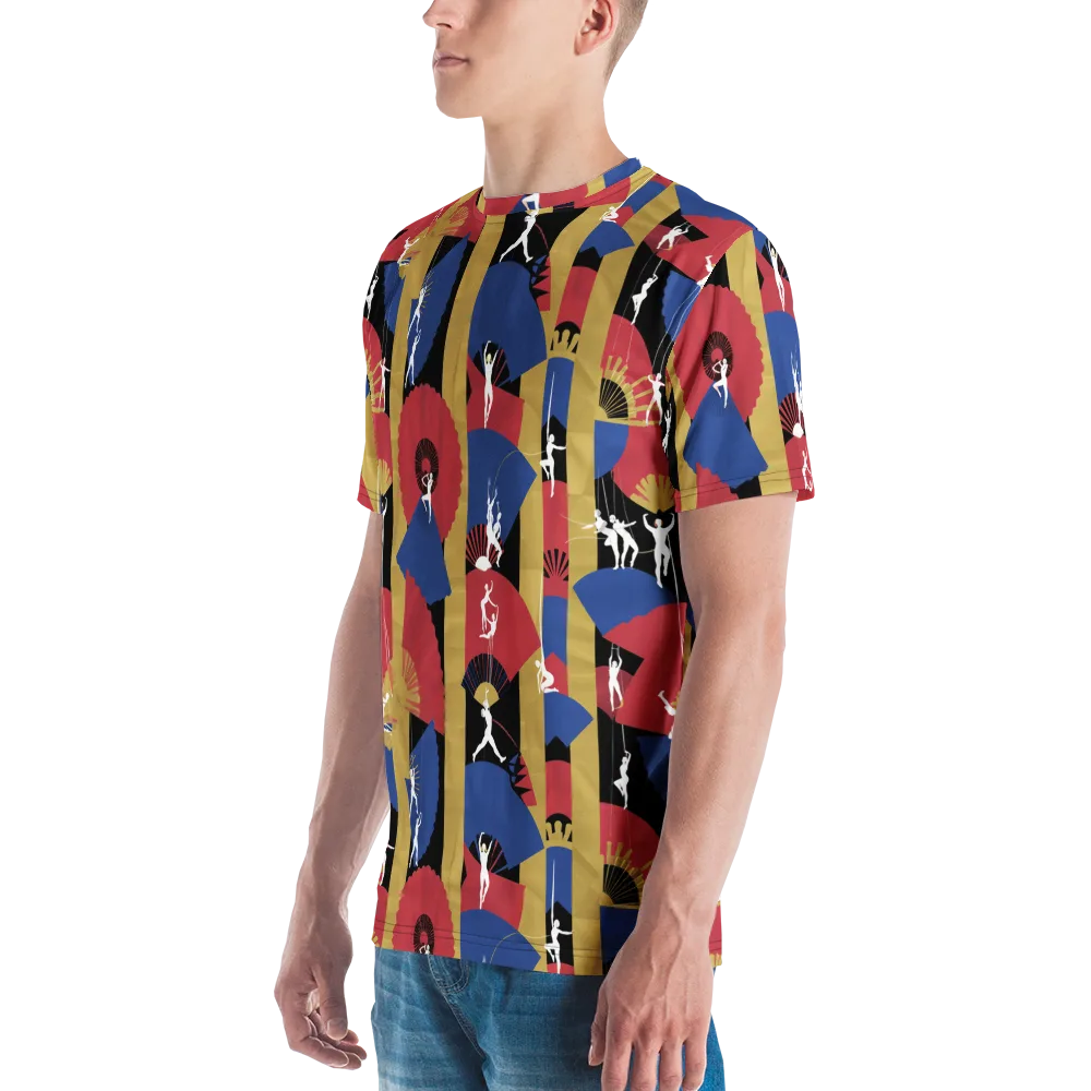 Acrobat’s Cabaret on Men's Crew Neck T-Shirt — Left