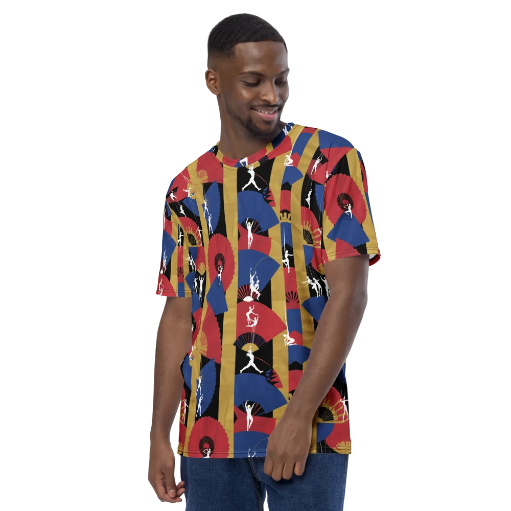 Acrobat’s Cabaret on Men's Crew Neck T-Shirt — Left
