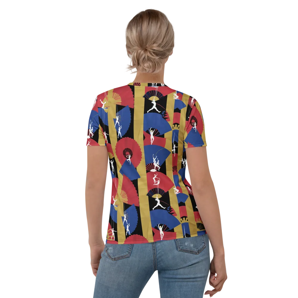 Acrobat’s Cabaret on Women's Crew Neck T-Shirt — Back