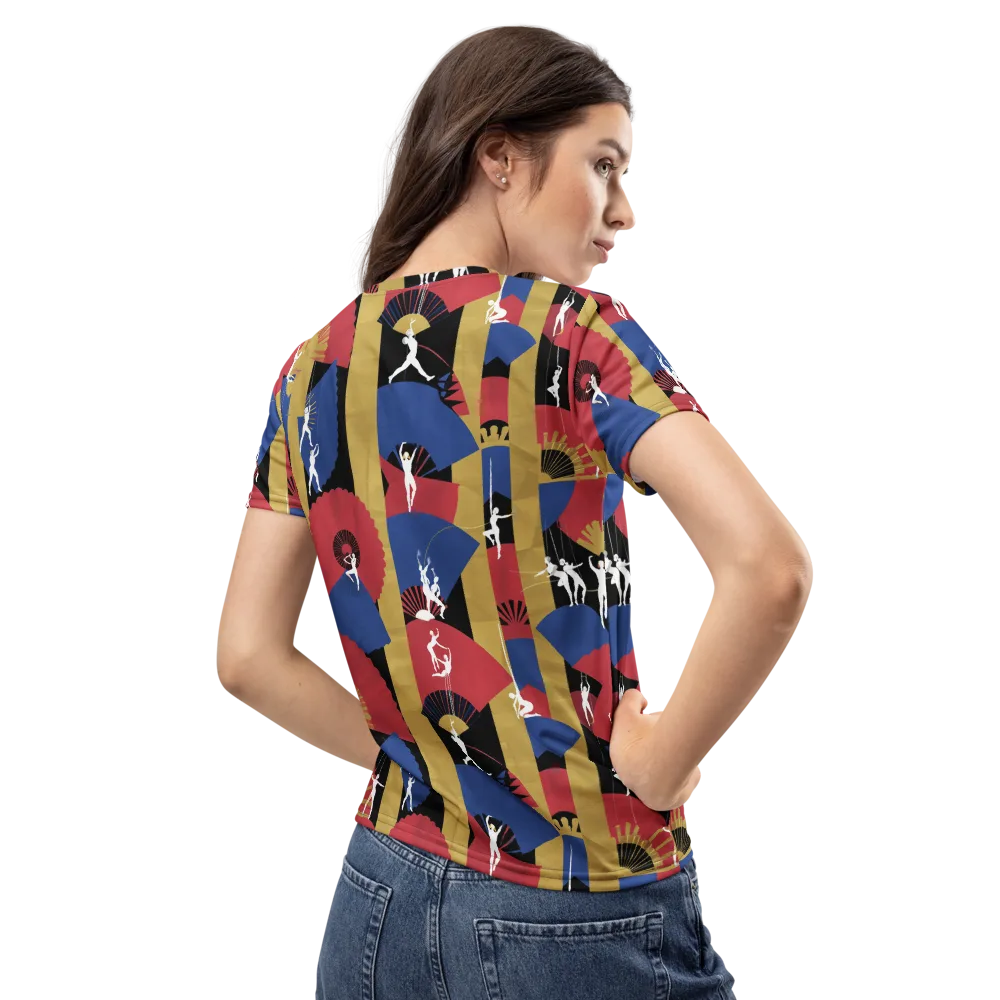 Acrobat’s Cabaret on Women's Crew Neck T-Shirt — Back
