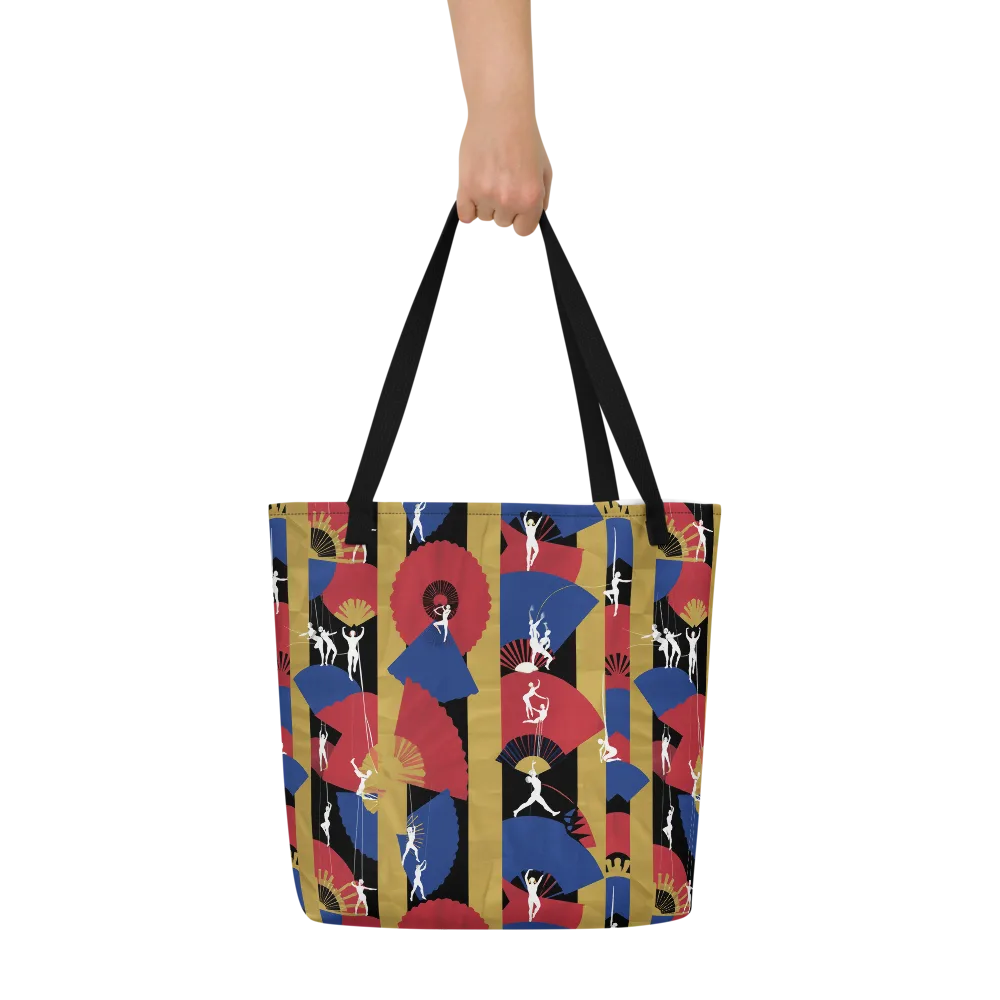 Acrobat’s Cabaret on Large Tote Bag W/ Pocket — Front