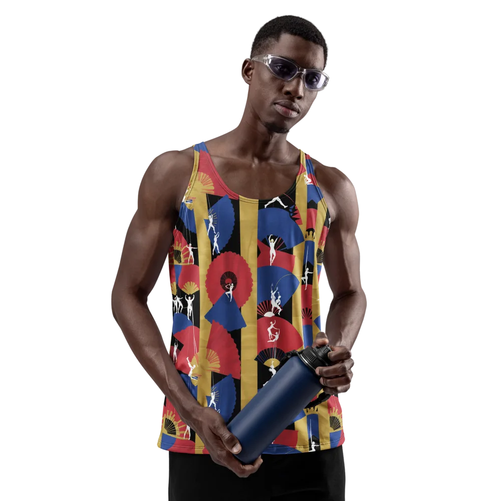 Acrobat’s Cabaret on Men's Tank Top — Front