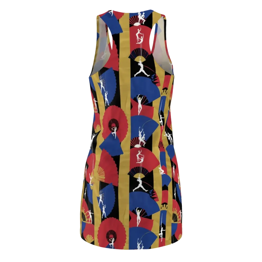 Acrobat’s Cabaret on Racerback Dress — Back