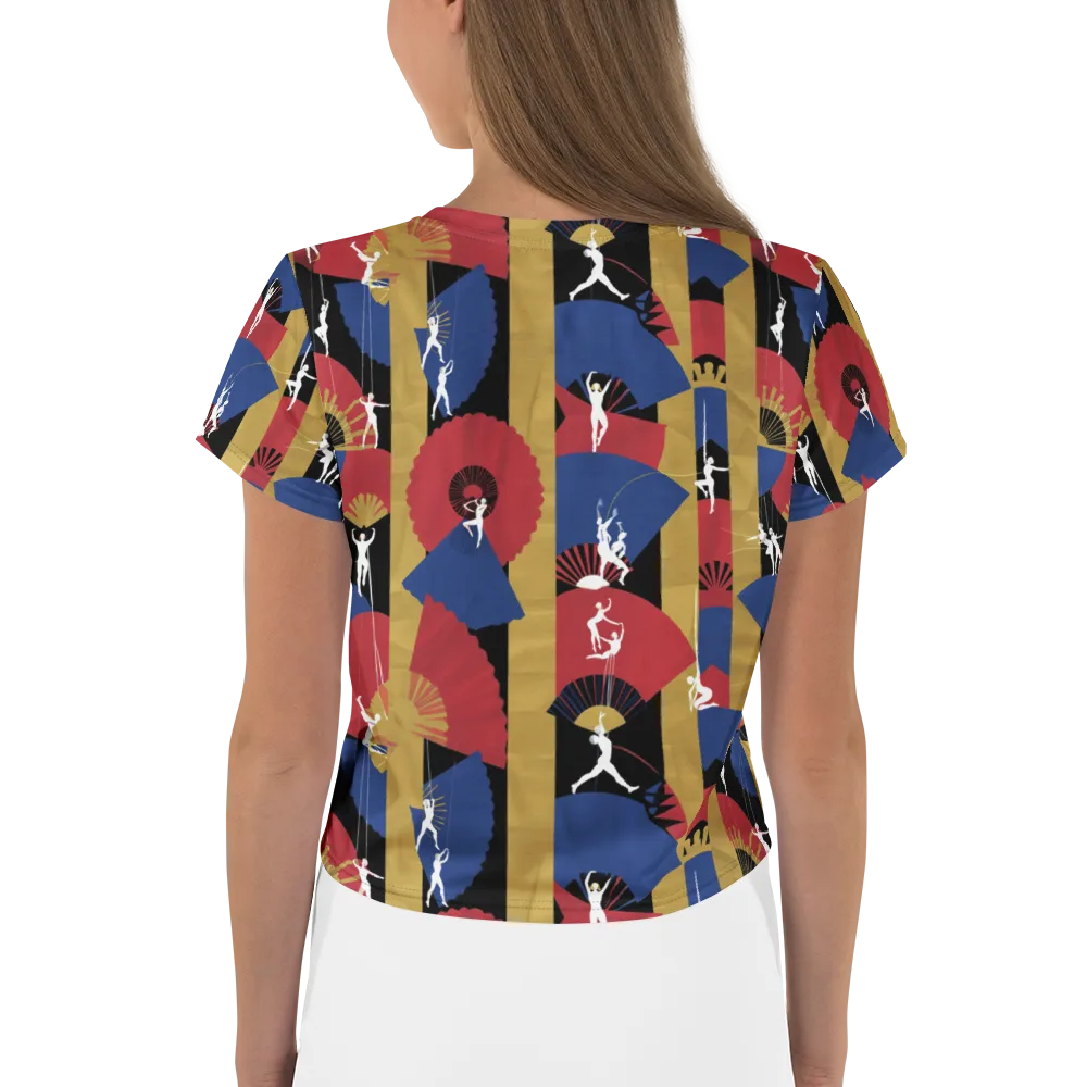 Acrobat’s Cabaret on Crop Tee — Back
