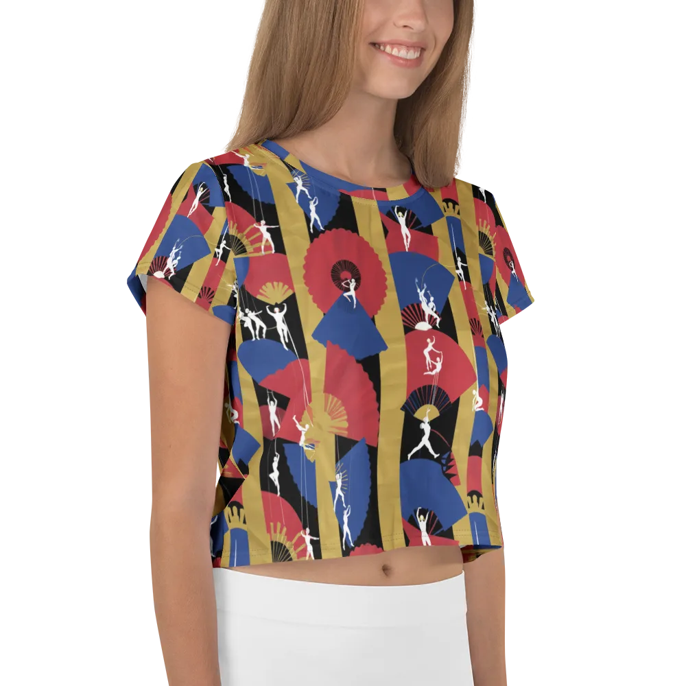 Acrobat’s Cabaret on Crop Tee — Right