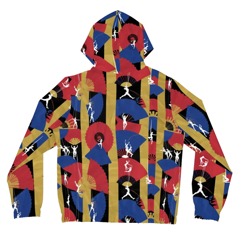 Acrobat’s Cabaret on Women's Full-Zip Hoodie — Back
