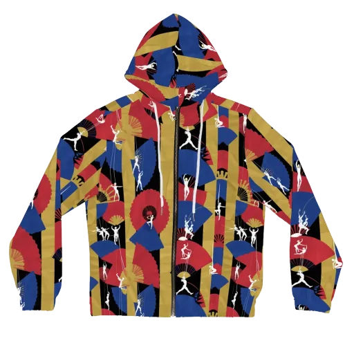 Acrobat’s Cabaret on a Women's Full-Zip Hoodie