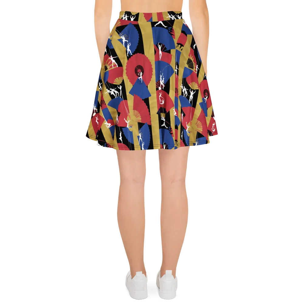 Acrobat’s Cabaret on Skater Skirt — Back