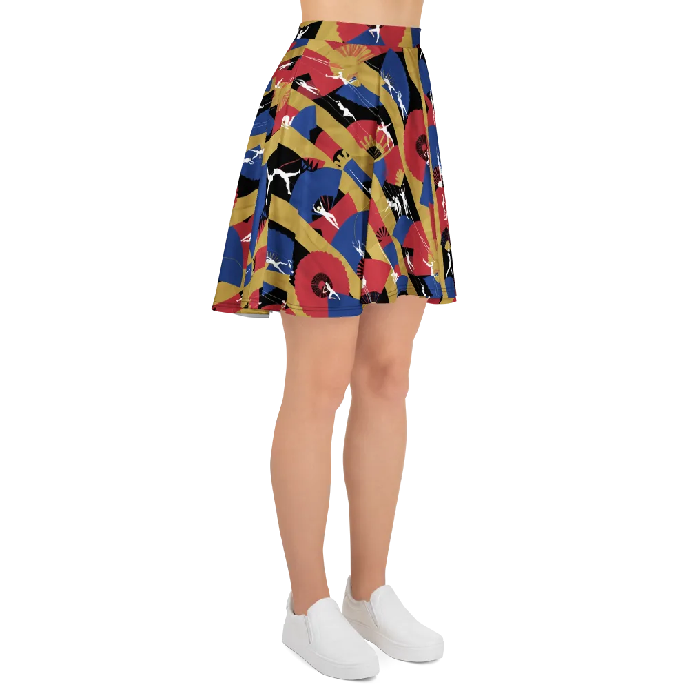 Acrobat’s Cabaret on Skater Skirt — Right