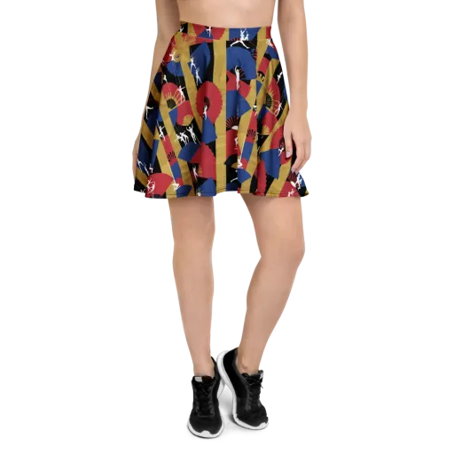 Acrobat’s Cabaret on a Skater Skirt