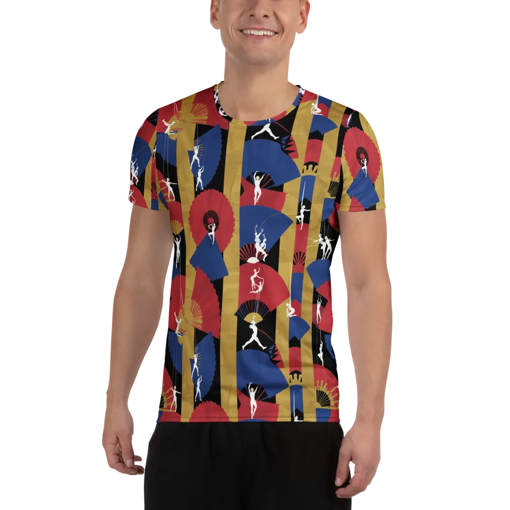 Acrobat’s Cabaret on Men's Athletic T-Shirt — Front