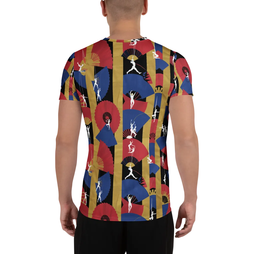 Acrobat’s Cabaret on Men's Athletic T-Shirt — Back
