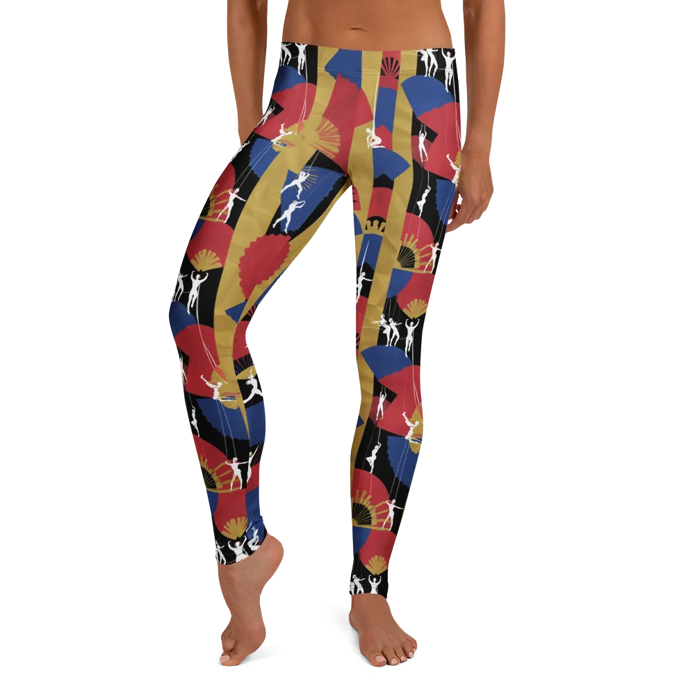 Acrobat’s Cabaret on Leggings — Front
