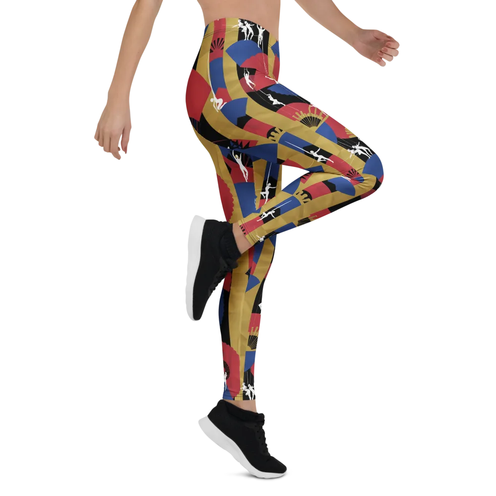 Acrobat’s Cabaret on Leggings — Right