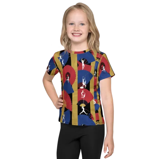 Acrobat’s Cabaret on a Kids Crew Neck T-Shirt