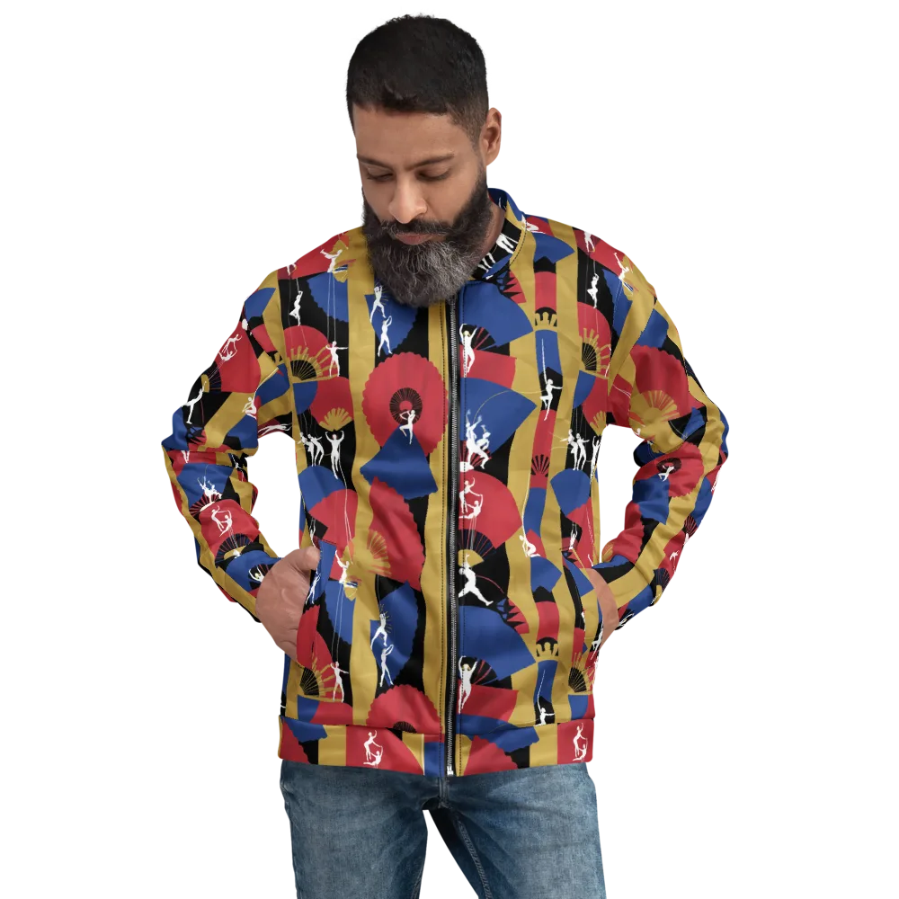 Acrobat’s Cabaret on Bomber Jacket — Front
