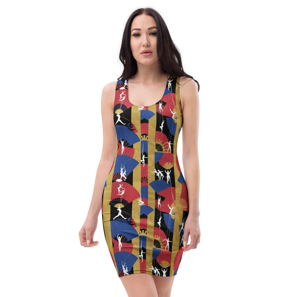 Acrobat’s Cabaret on Bodycon Dress — Front