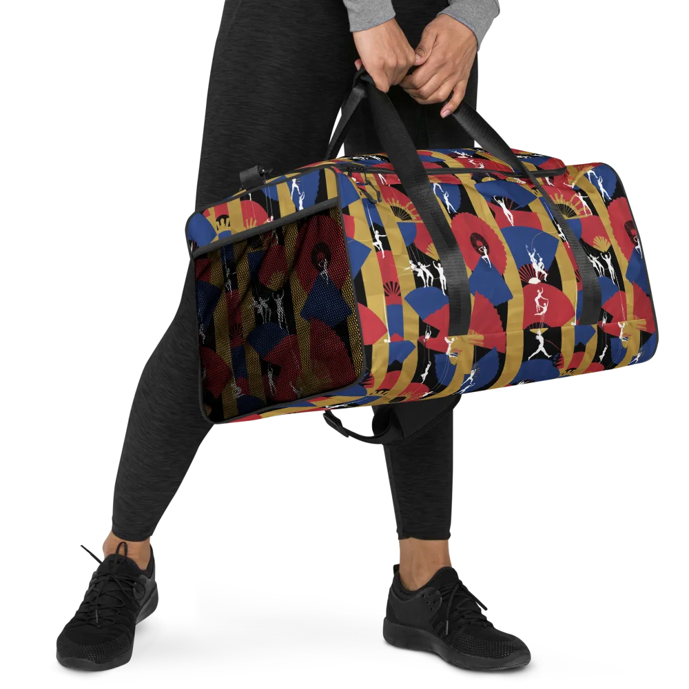 Acrobat’s Cabaret on Duffle Bag — Right Front