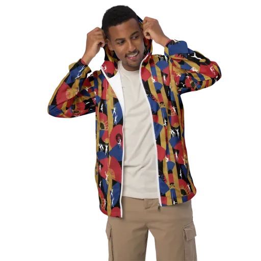 Acrobat’s Cabaret on a Men's Windbreaker