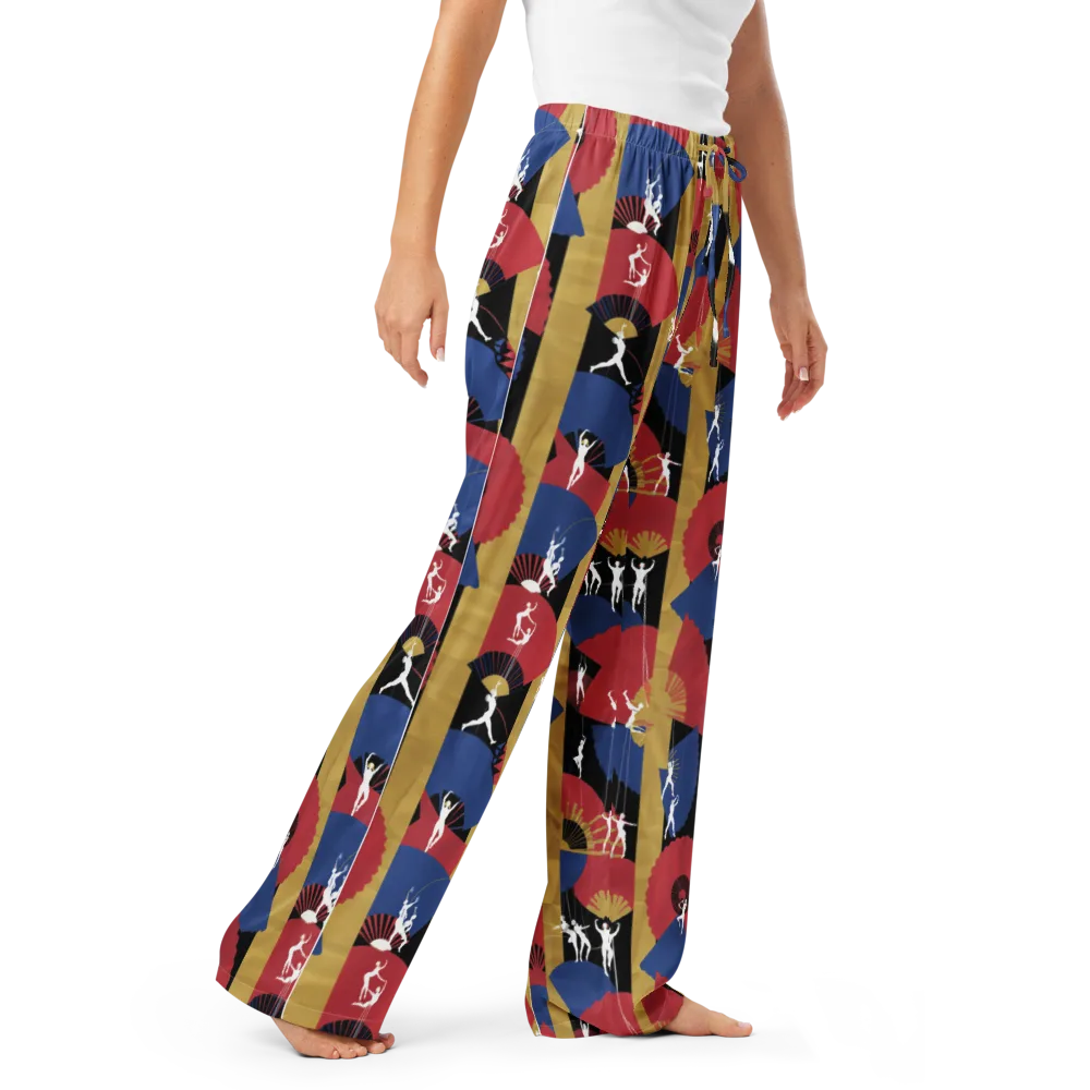 Acrobat’s Cabaret on Women's Pajama Pants — Right Front