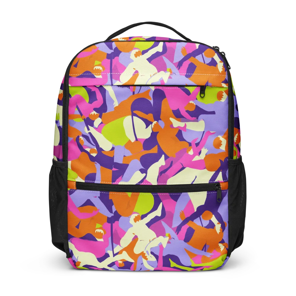 Chromatic Choreography on Utility Backpack — Front