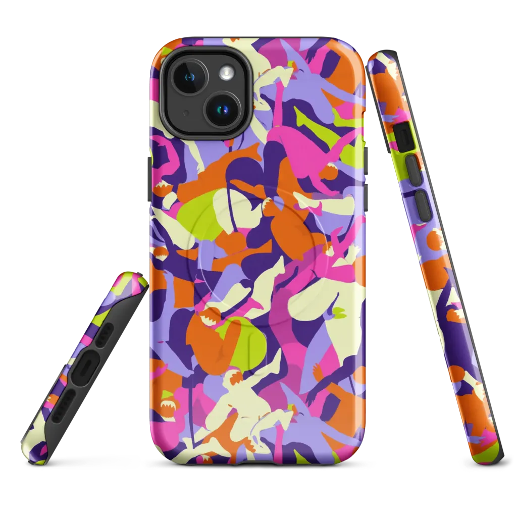 Chromatic Choreography on MagSafe Tough Case for iPhone® — Front