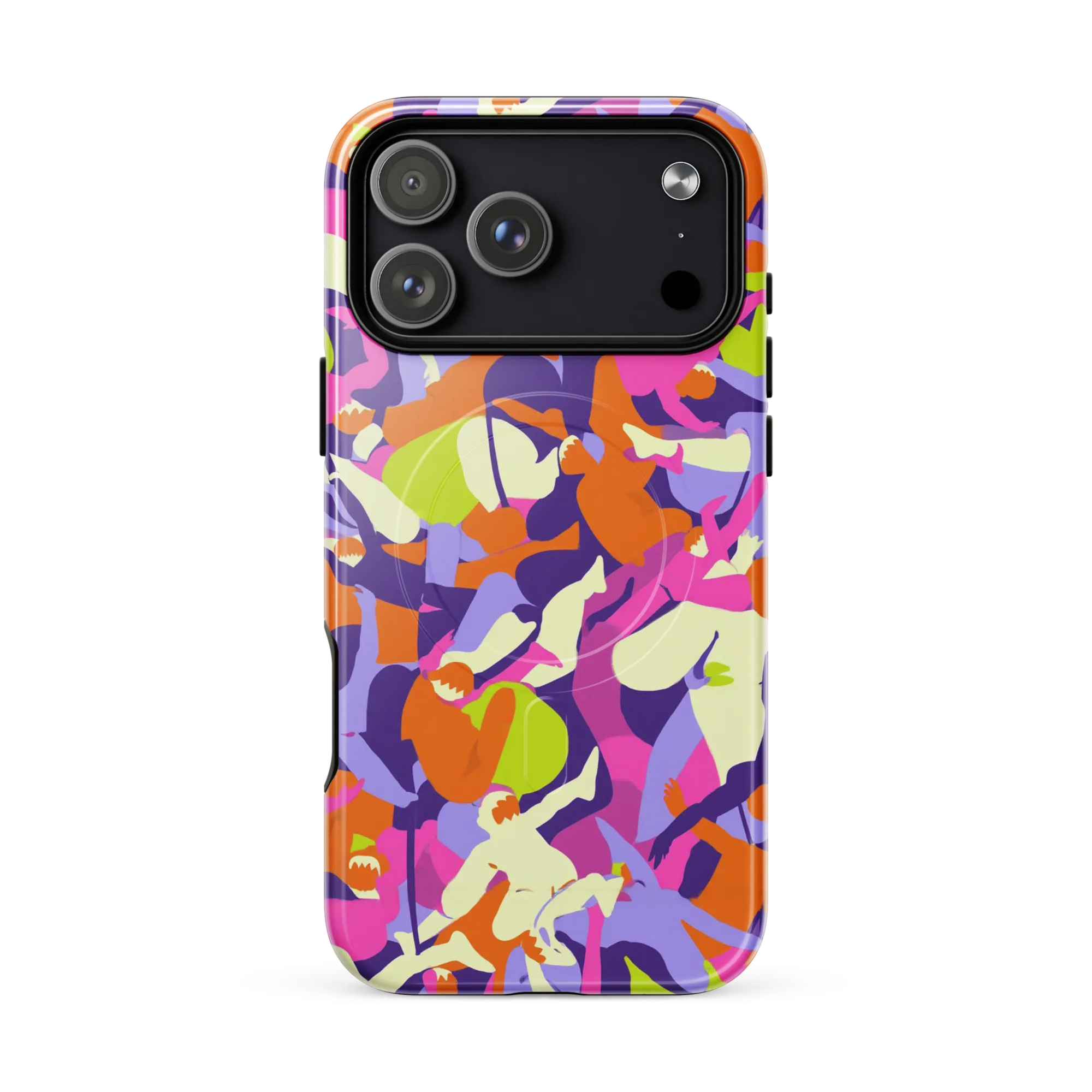 Chromatic Choreography on MagSafe Tough Case for iPhone® — Front