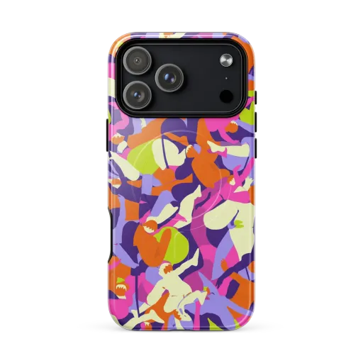 Chromatic Choreography on a MagSafe Tough Case for iPhone®