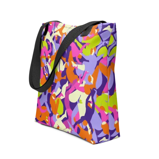 Chromatic Choreography on a Tote Bag