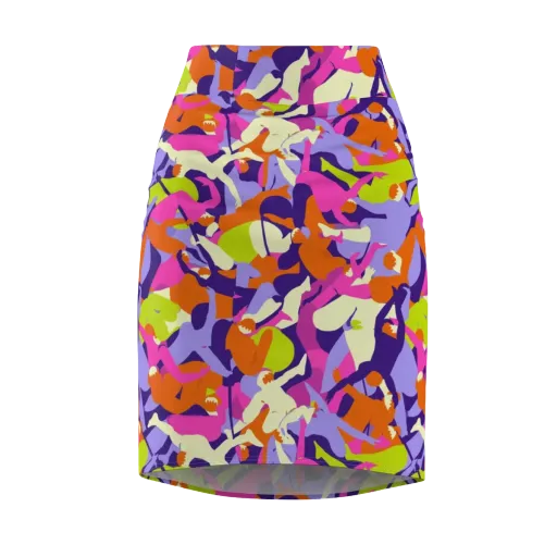 Chromatic Choreography on a Pencil Skirt