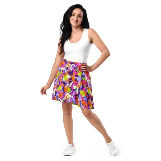 Chromatic Choreography on a Skater Skirt