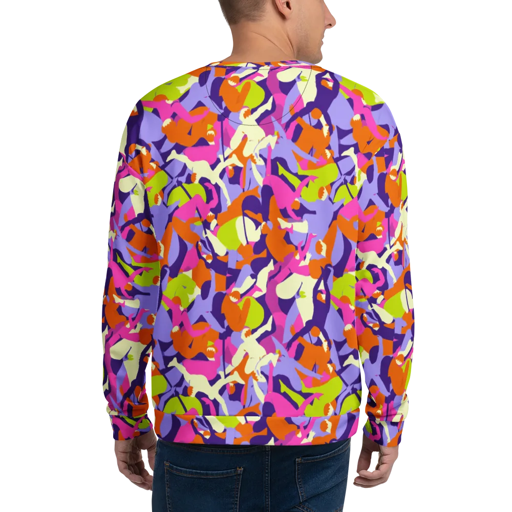 Chromatic Choreography on Sweatshirt — Back