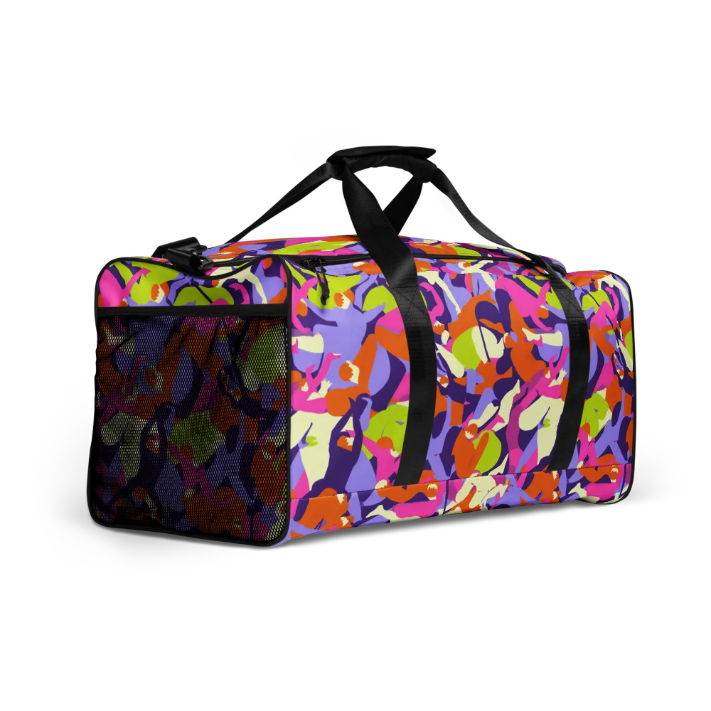 Chromatic Choreography on Duffle Bag — Right Front