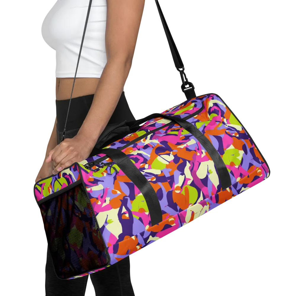 Chromatic Choreography on Duffle Bag — Front