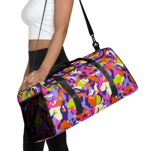Chromatic Choreography on a Duffle Bag