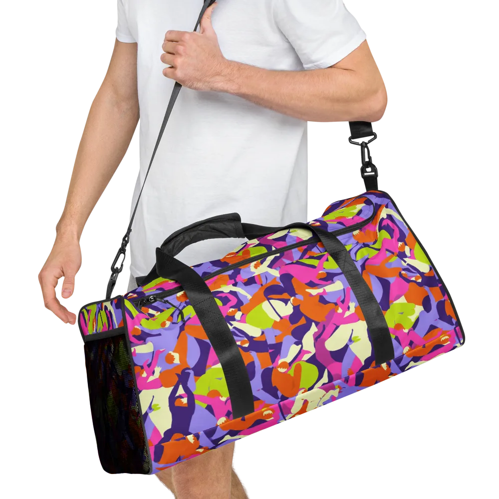 Chromatic Choreography on Duffle Bag — Right Front