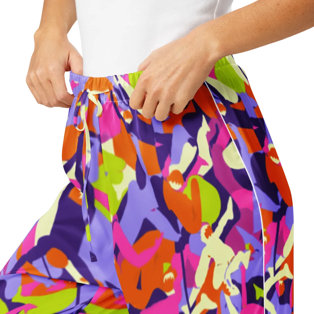 Chromatic Choreography on Women's Pajama Pants — Product details