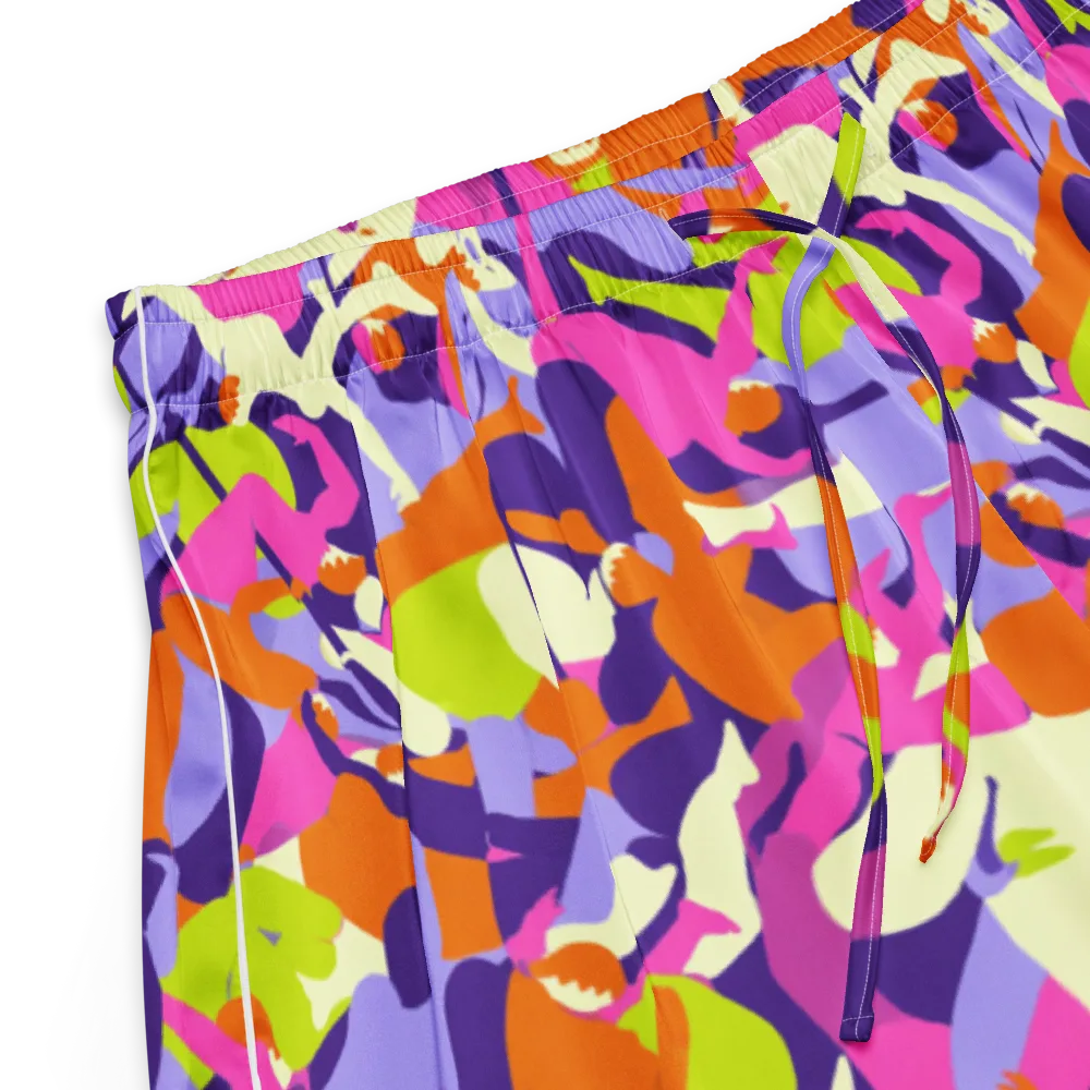 Chromatic Choreography on Women's Pajama Shorts — Product details