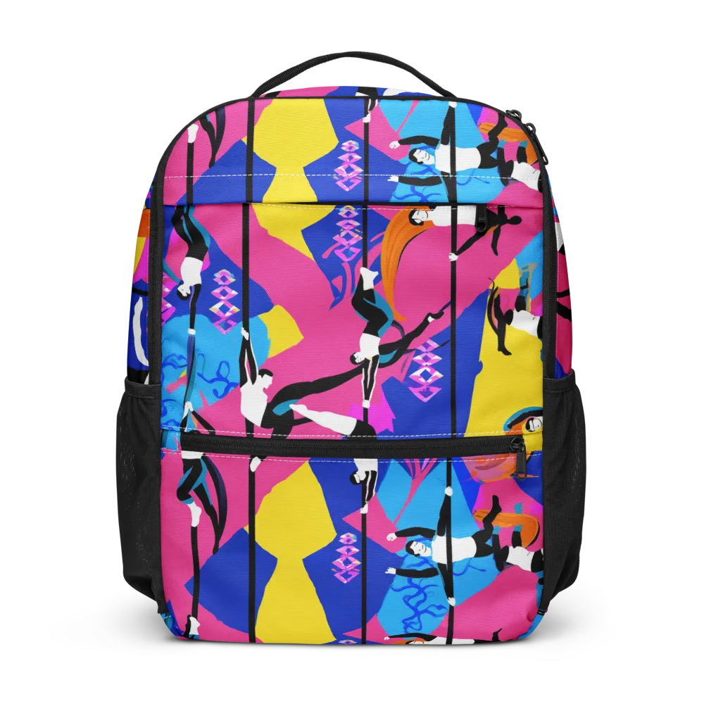Neon Aerial on Utility Backpack — Front