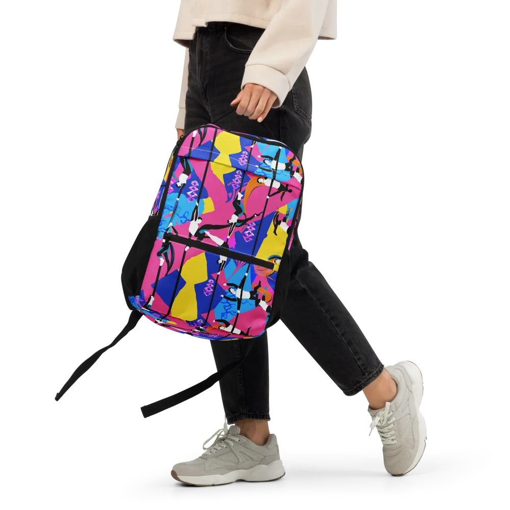 Neon Aerial on Utility Backpack — Front