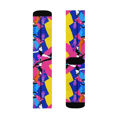 Neon Aerial on a Socks