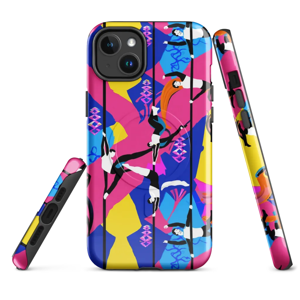 Neon Aerial on MagSafe Tough Case for iPhone® — Front