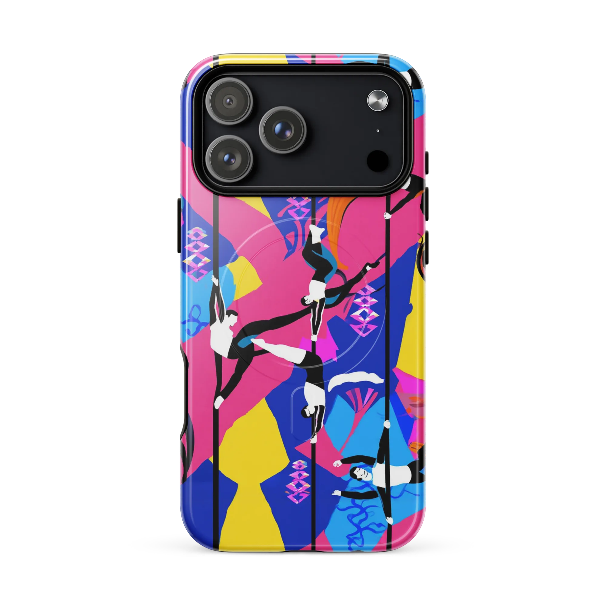 Neon Aerial on MagSafe Tough Case for iPhone® — Front